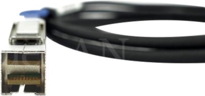 Actual product image CBO NetApp X66032A compatible BlueLAN MiniSAS cable 2 metres BL464601N2M30