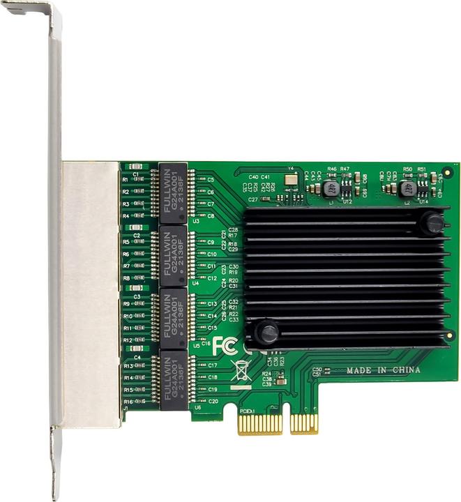 Produktbild InLine Quad Gigabit Netzwerkkarte (Ethernet)