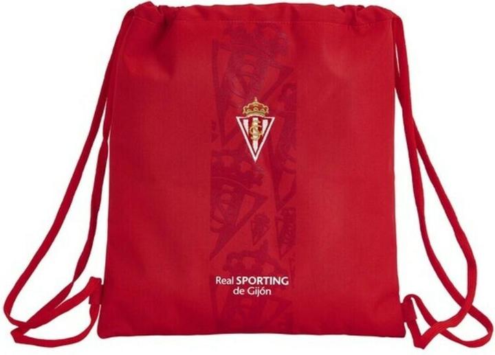 Actual product image Real Sporting de Gijón Backpack bag with straps Red