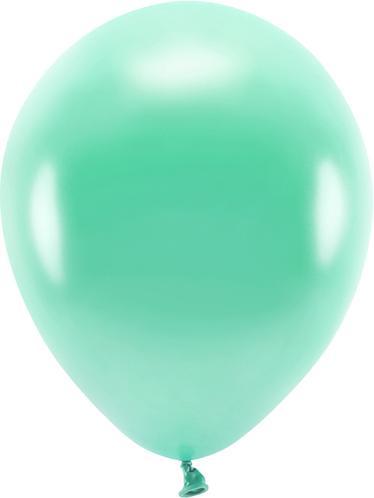 Actual product image Partydeco Ballons Eco Vert Menthe foncé métallique (10 x)