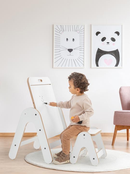 Actual product image MamaToyz Multi-activity table and stool made of MDF (Kids table)