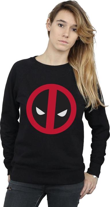Actual product image Womens/Ladies Deadpool Large Clean Logo Sweatshirt (S)