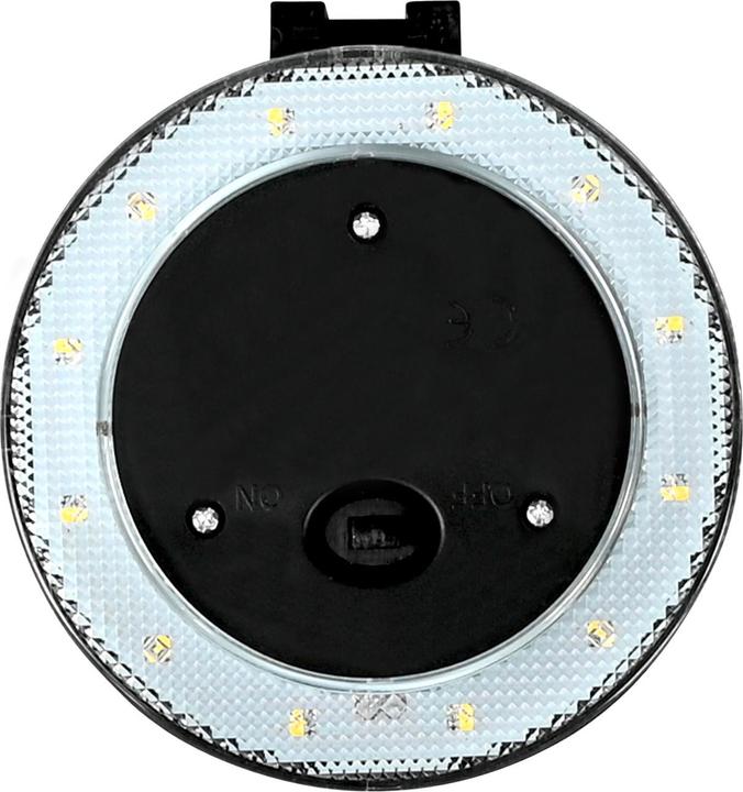 Produktbild ProPlus 2er-Set Solar-Wandleuchte, rund, schwarz (IP44)