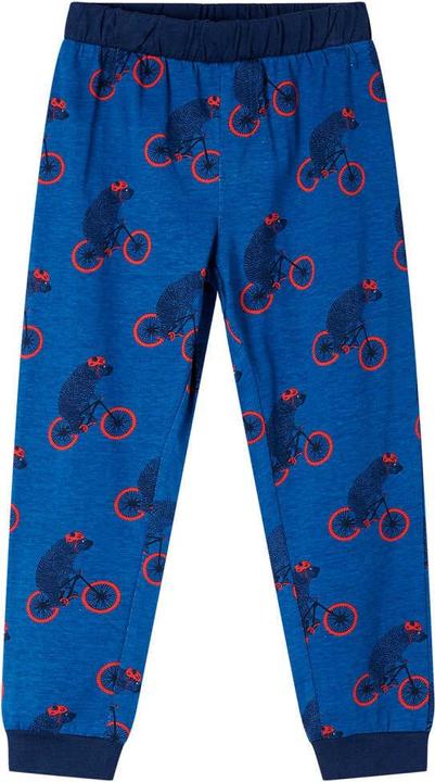 Immagine prodotto VidaXL Pigiama da bambino a maniche lunghe blu petrolio 116,Materiale (116)
