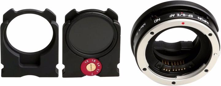 Actual product image Kipon Adapter for Canon EF to Sony E AF ND MKIII