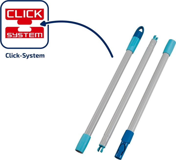 Actual product image Leifheit Stiel 3-teilig Click System, z.B. Bodenwischer Profi, Combi NEU