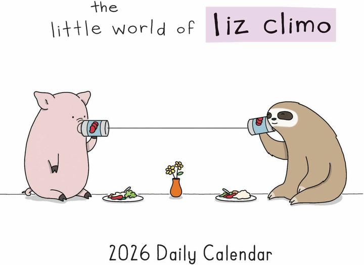 Actual product image Abrams & Chronicle The Little World of Liz Climo 2026 Daily Calendar (English)