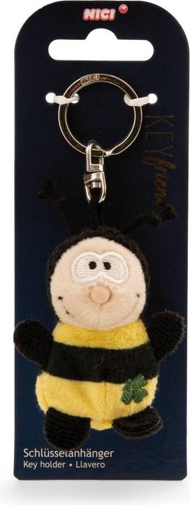 Produktbild Magni NICI Schlüsselanhänger Biene mit Kleeblatt 5cm