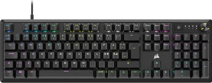 Produktbild Corsair K70 CORE RGB Mechanical Gaming Keyboard + with Wrist rest (Kabelgebunden)