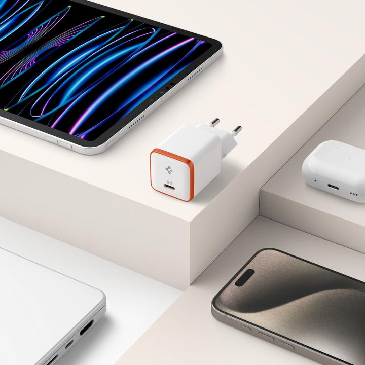 Immagine prodotto Spigen Caricatore da parete ArcStation Essential EE301EU 30W - Bianco (30 W)