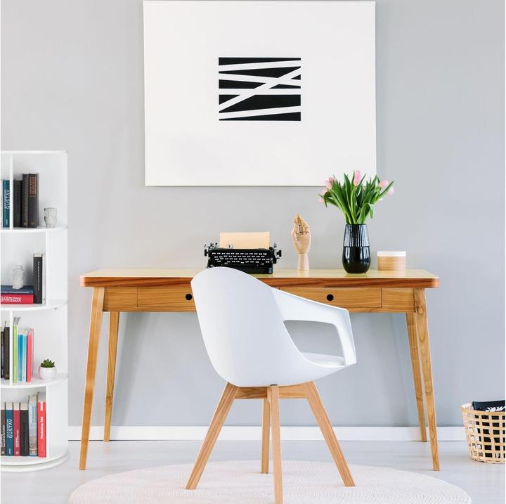 Actual product image Relaxdays Rotating Bookshelf with 12 Slots (50 x 50 x 138 cm)