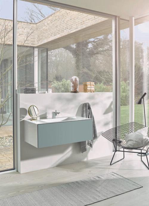 Immagine prodotto Alape WP.Folio7 lavabo, 1254x350x500mm, mobiletto 2 estensioni complete, lavabo con foro per rubinet