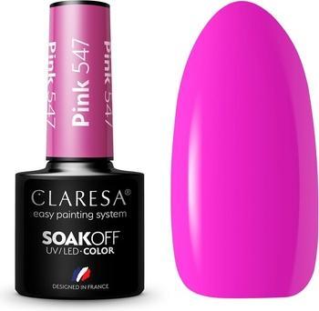 Immagine prodotto Claresa Collezione di smalti UV LED Manicure ibrida Soak Off - 5ml Colore rosa n. 547 (547, Vernice UV gel)