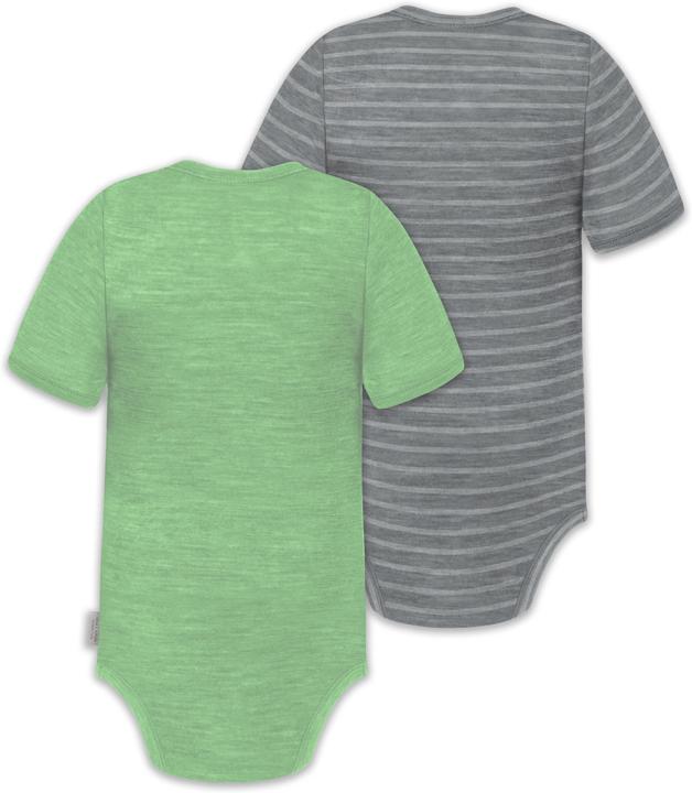 Produktbild Normani 2er Set Baby Merino Kurzarmbody „Tihoi" - 9317 (56)