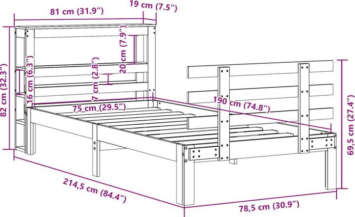 Immagine prodotto VidaXL Nettalica (75 x 190 cm)