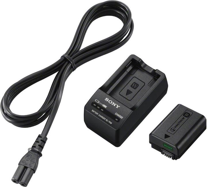 Actual product image Sony ACC-TRW NEX Accessory Package NP-FW50 + BC-TRW (Set)