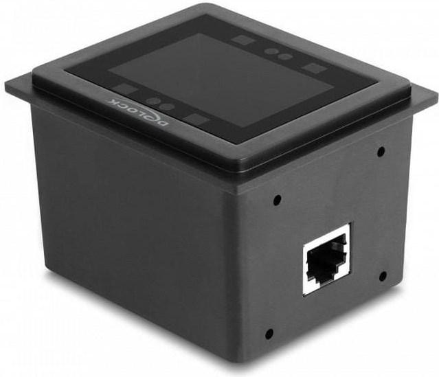 Actual product image Delock USB barcode scanner 1D and 2D wired for stationary installation (1D barcodes, 2D barcodes)