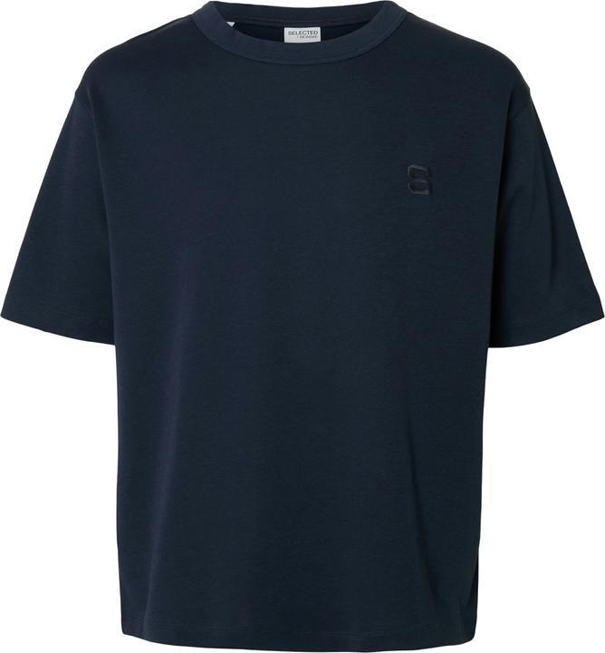 Selected Homme Relaxed Fit T-Shirt mit Rundhalsausschnitt