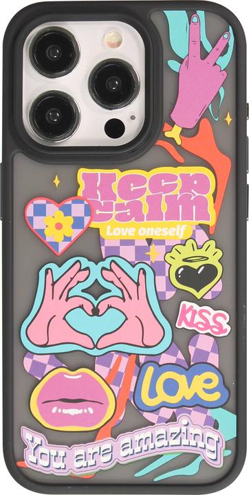 Produktbild PhoneLook Hülle Gummi Blur Keep Calm transparent (Apple iPhone 15 Pro)