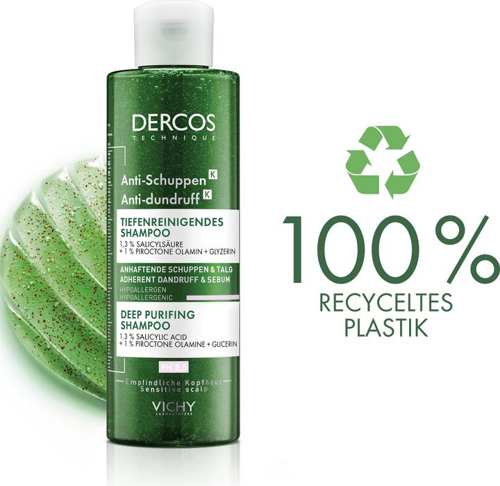 Image du produit Vichy Dercos Anti-Dandruff (250 ml, Shampoing liquide)