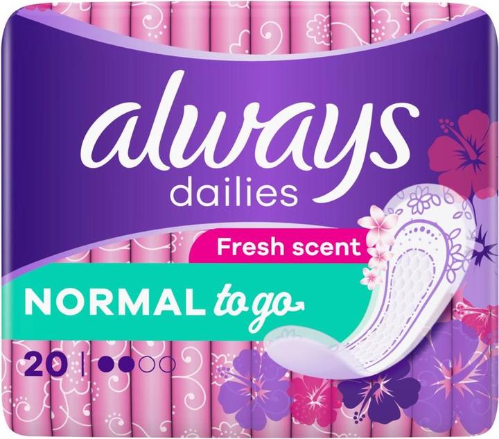 Actual product image Always Normal To Go (20 x, Panty liners)