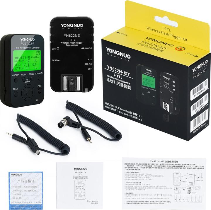 Image du produit Yongnuo YN-622N-kit Kit déclencheur flash sans fil i-TTL