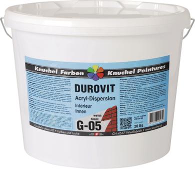 Actual product image Knuchel Durovit mixed paint (White, 1 l)