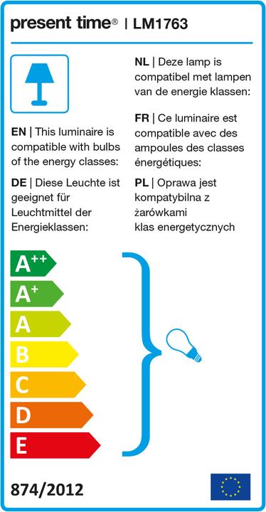 Energie-Label Leitmotiv Bonnet (E14)