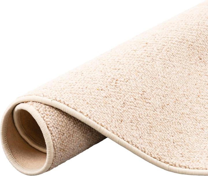 Produktbild Berber Natur Teppich Wolle Rund (160 x 160 cm)