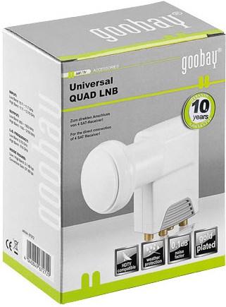 Image du produit Goobay Quad universel (Quad LNB, 40mm)