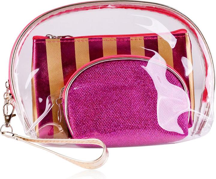 Image du produit Accentra Trousse de toilette avec paillettes/rayures (3 l)