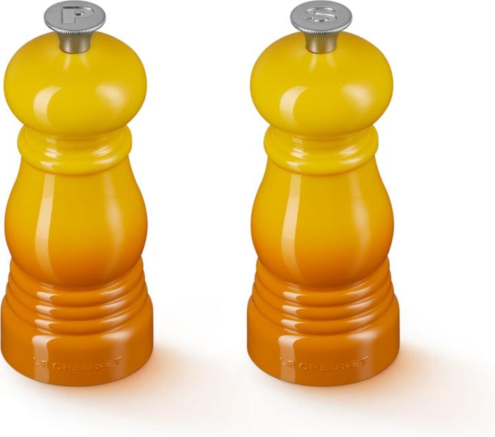 Produktbild Le Creuset Mini Salz- und Pfeffermühlen Set dunkelgelb (Salz, Pfeffer)