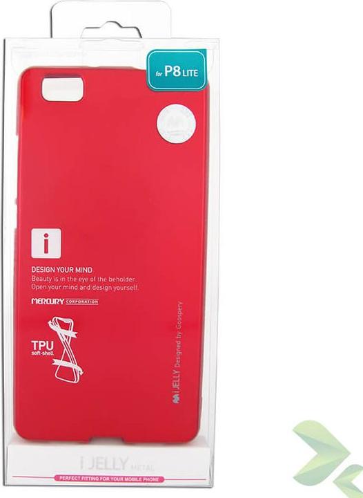 Actual product image I-Jelly - Huawei P8 Lite Case (Red) (Huawei P8 Lite)