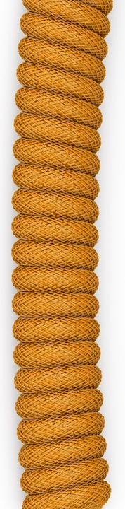 Actual product image Glorious PC Gaming Race Coiled Cable Glorious Gold, USB-C auf USB-A Spiralkabel