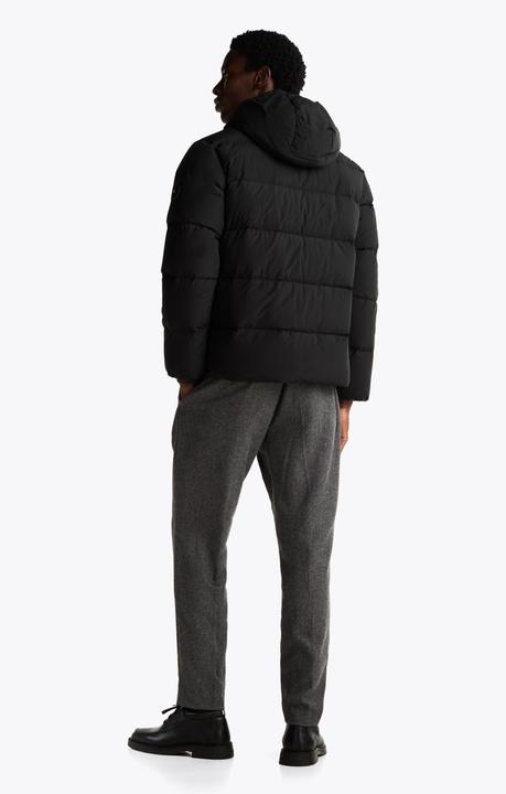 Produktbild Tommy Hilfiger Dons Jas Hooded Heren Puffer - Zwart - Maat L (L)