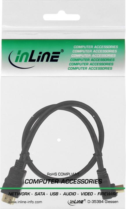 Produktbild InLine HDMI (Typ A) — HDMI (Typ A) (0.50 m, HDMI)