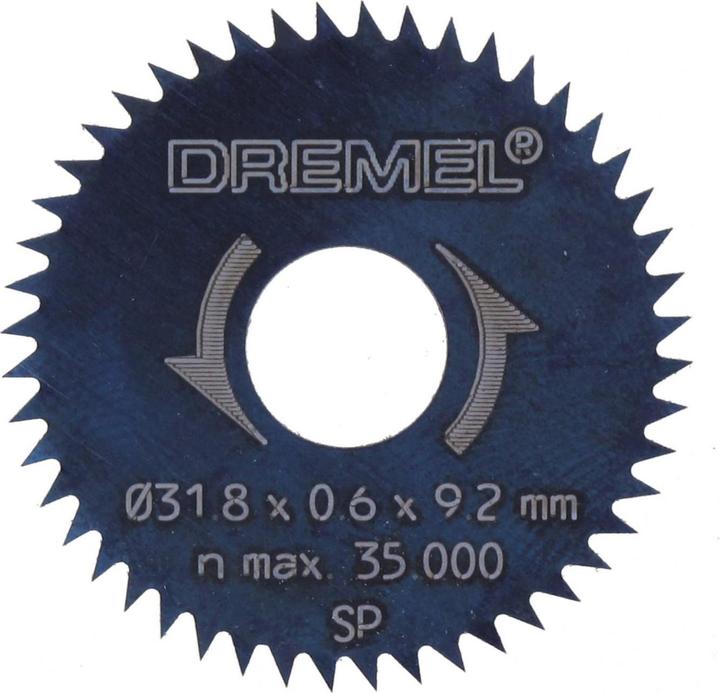 Produktbild Dremel Kreissägeblatt Ø 25,4 mm für Kreissägevorsatz 670 (2 Stück)