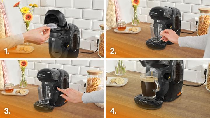 Actual product image Bosch Hausgeräte TAS1102 TASSIMO style real black (Tassimo)