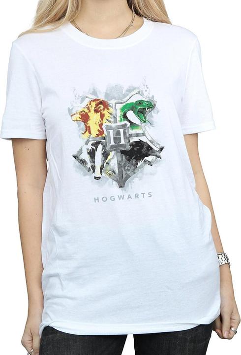 Immagine prodotto Hogwarts Painted Crest Maglietta Ampia Donna (M)