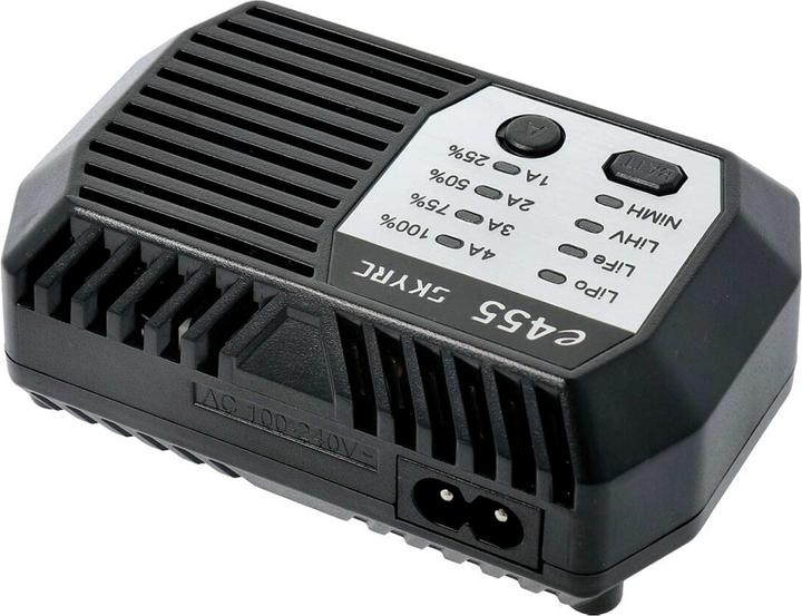 Productafbeelding SkyRC Lader e455 AC NiMH 6-8 / LiPo 2-4S, 50W
