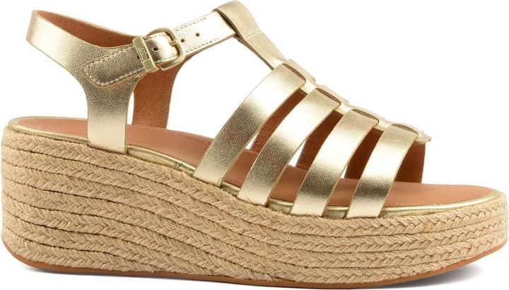 Produktbild Fitflop Platfforms Espadr. Leather Fisherman Wedge Sandals (36)