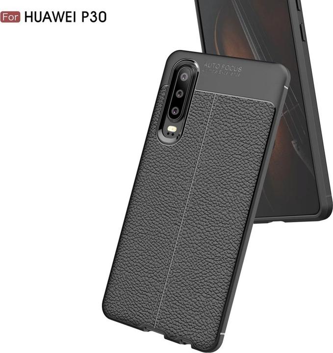 Produktbild Screenguard Huawei P30 Hülle Leather Design TPU Cover (Huawei P30)