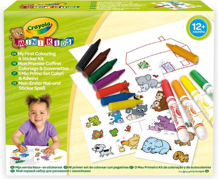 Immagine prodotto Crayola Mini Kids - Set di colori e adesivi