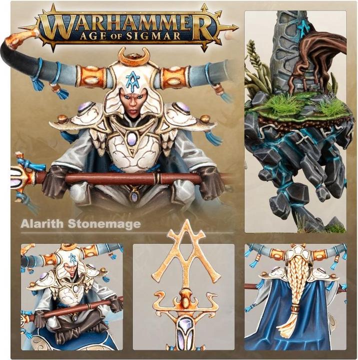 Immagine prodotto Games Workshop Warhammer AoS - Lumineth Realm-lords Alarith StoneMage (Materiale sintetico)