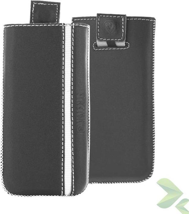 Immagine prodotto Valenta Valensija Pocket Stripe Valensiją - Raudonplaukė Samsung Galaxy S4/s Iii, Htc One ir kita (juoda) (Mora Q10, Nokia Lumia 925, Nokia Lumia 900, Alcatel One Touch Fire, Acer Liquid S1, Samsung Galaxy Nexus, Samsung Galaxy S4, Huawei Ascend G510, Mora Z10, Optimus 4X HD, Sony Xperia T, Samsung Galaxy Core 2, Sony Xperia Z, Samsung Galaxy S III)