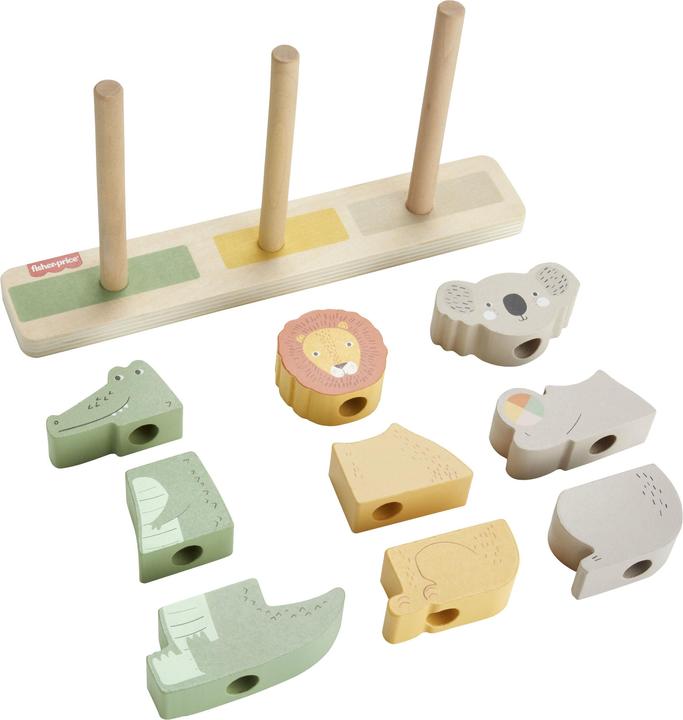 Produktbild Fisher-Price Stapel-Tierwelt aus Holz