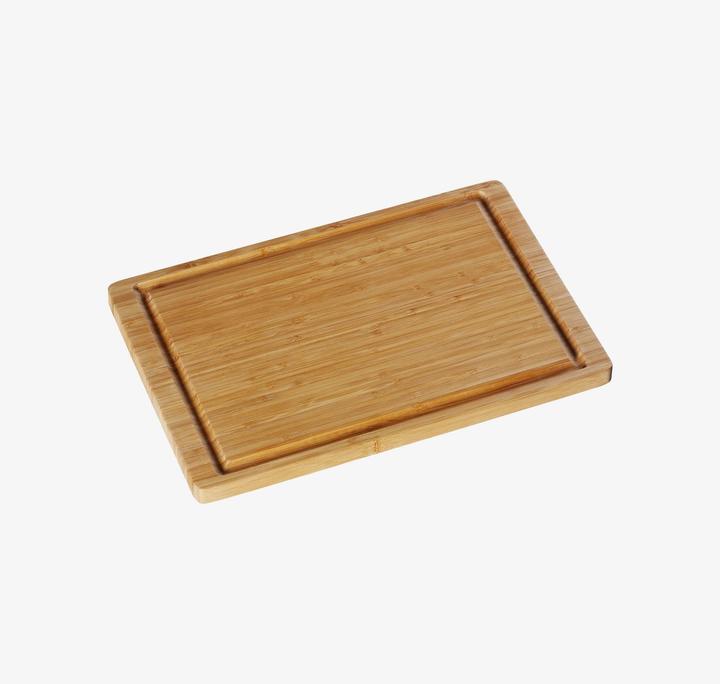 Actual product image WMF Natural bamboo chopping board large with juice groove - blade-friendly