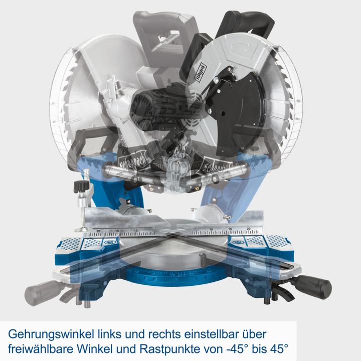 Produktbild Scheppach HM140L Kappzugsäge 230-240V 50Hz 2000W - 305mm