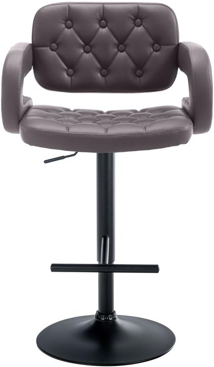 Swisshandel24 Bar stool Dublin black, brown