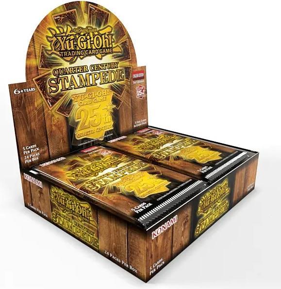 Yu-Gi-Oh Quarter Century Stampede Booster Box EN (Englisch, Booster Display)